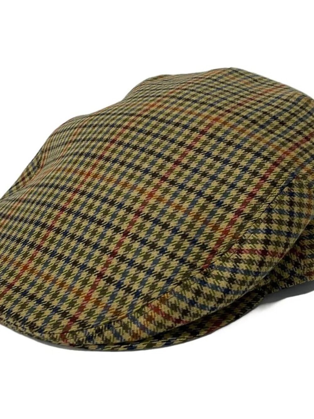 HERMES Beige Bordeaux Multi Wool Leather Hat